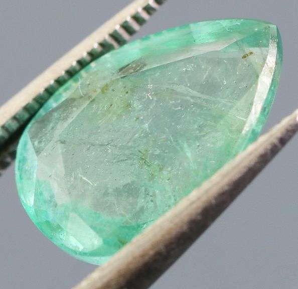 Glowing blue green 2.12ct unheated Emerald