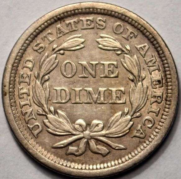 1857 Seated Liberty Half Dime
