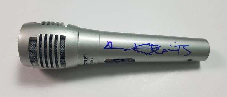 Lenny Kravitz Autographed Signed Microphone ACOA LOA