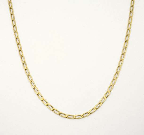 Strong 14k Standard Link Necklace