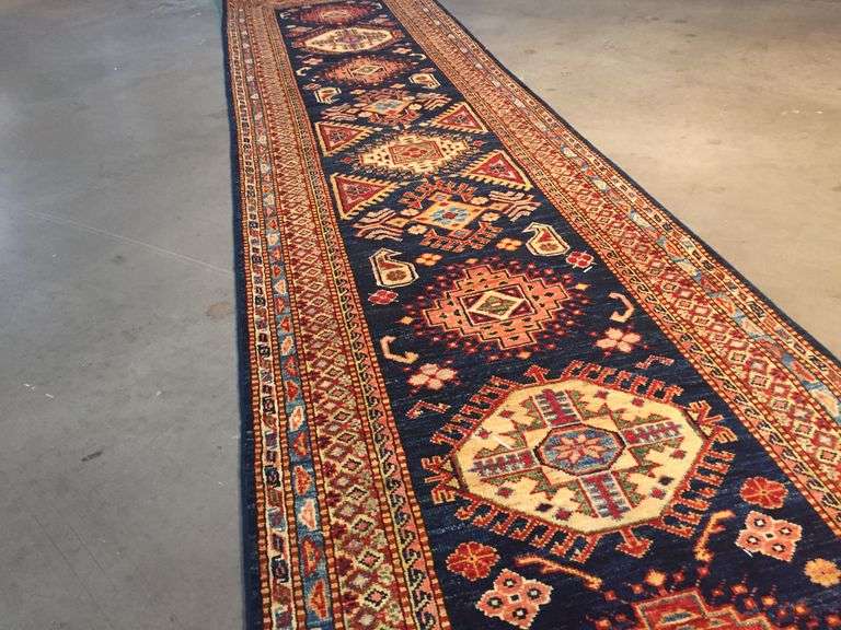 Exquisite Fine Super Kazak Runner 2.7x10.5