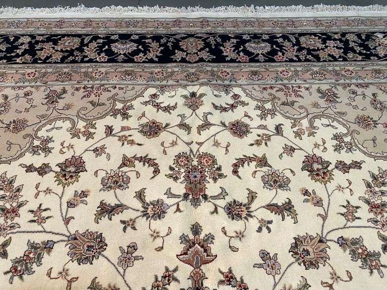 Magnificent Silk & Wool Rug 12x15