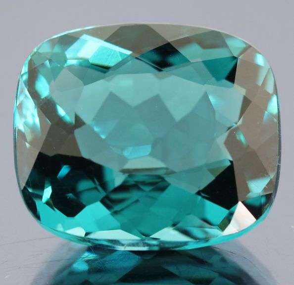 35.42ct top blue green hue created Amethyst