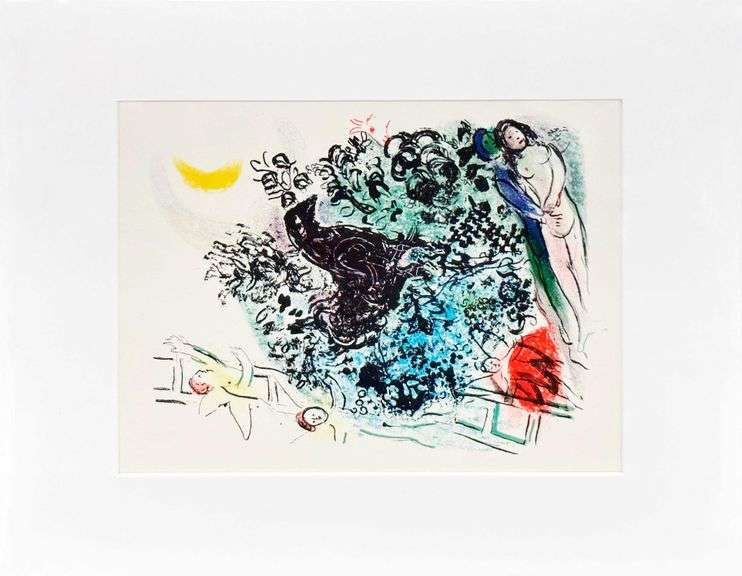 Marc Chagall Matted Art Print