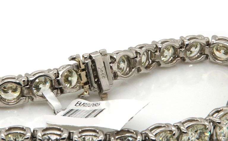 Platinum & Diamond Bracelet 22.78 C.T.W.