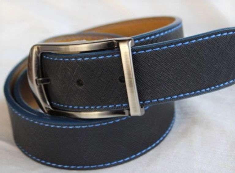 Fine Quality Reversable Leather Belt, Made In Italy