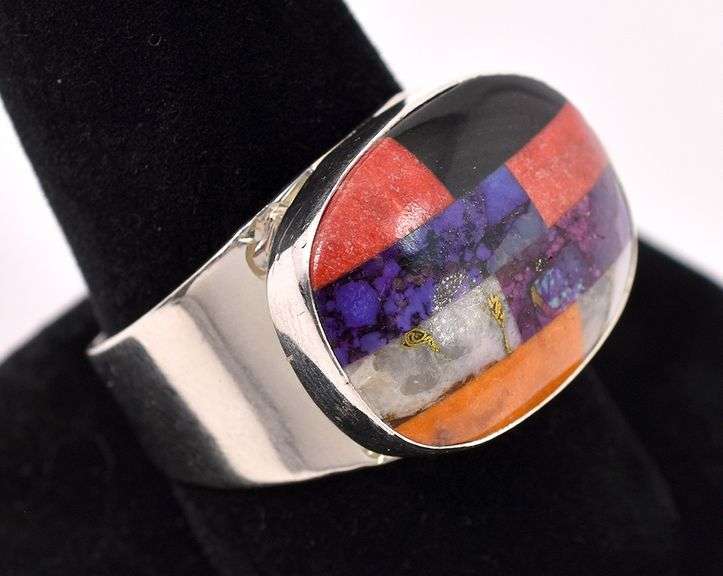 Multi-Stone Ring In Sterling silver