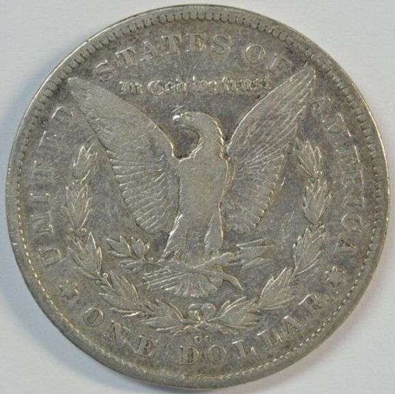 Scarce 1878-CC Morgan Silver Dollar. Nice circ