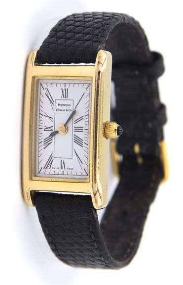 Tiffany & Co Portilio Rectangler Watch