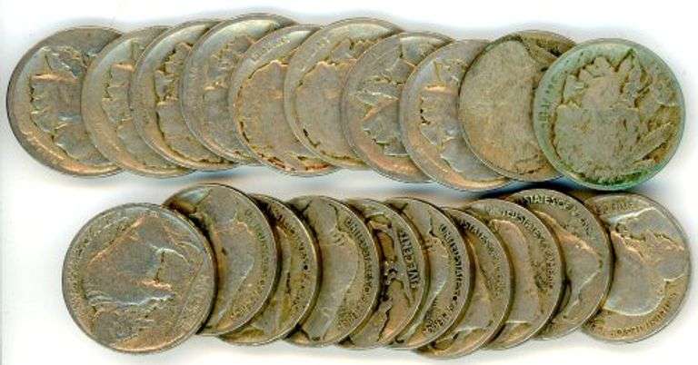 Half Roll of Buffalo Nickels