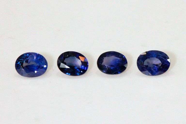 Peppy Natural Purple Sapphire - Lot of 4