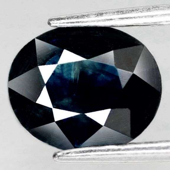 Silky! 1.69ct HEATED ONLY dark blue Sapphire