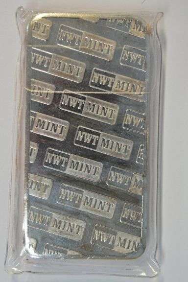 Northwest Territorial Mint 10 Troy Oz. pure .999 fine Silver Bar in Plastic