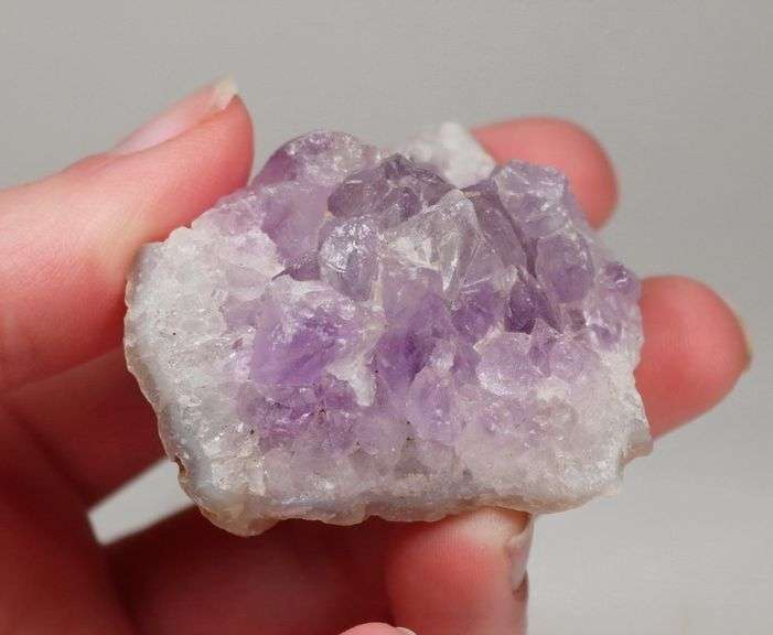 Beautiful 285ct Amethyst crystal formation in matrix