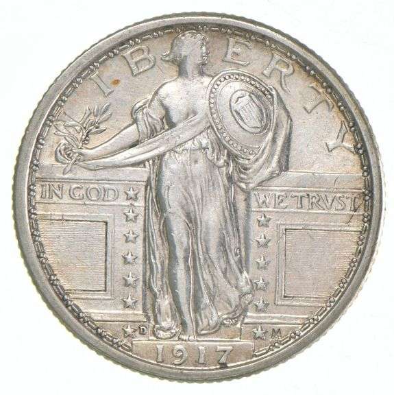 1917-D Standing Liberty Quarter Type 1
