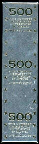 20 Wrapped 25-Coin Rolls of BU 2006 Jefferson Ocean Nickels in Custom Box