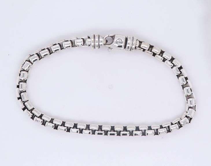 David Yurman Small Box Chain Bacelet