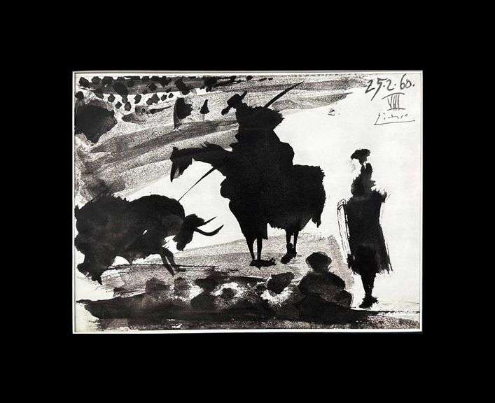 Picasso Matted Art Print