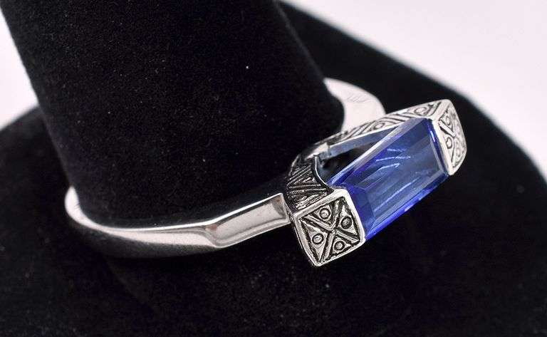 Purple Spinel Ring In Sterling Silver