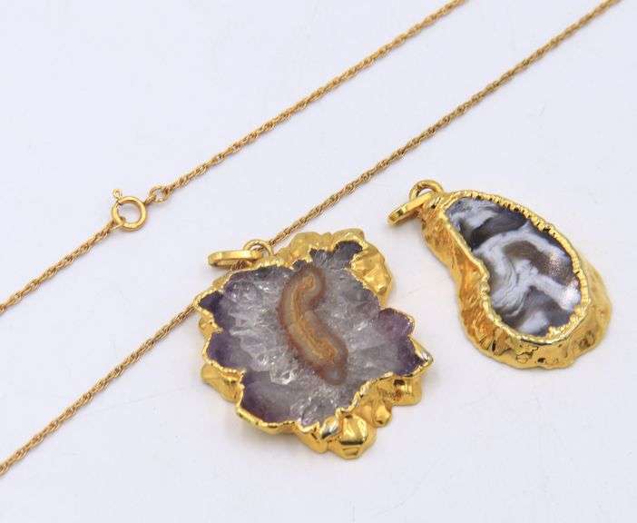 2 pendants and Chain Necklace Custom Jewelry