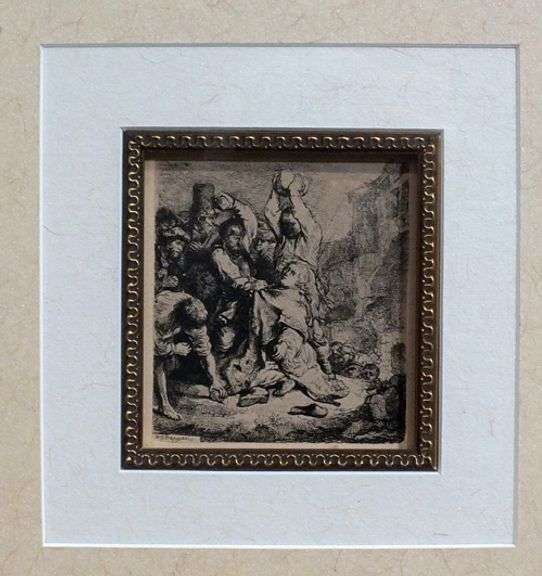Rembrandt, original rare edition gravure
