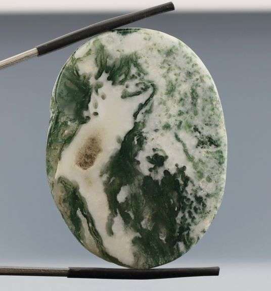 Amazing 91.84ct Moss Agate cabochon