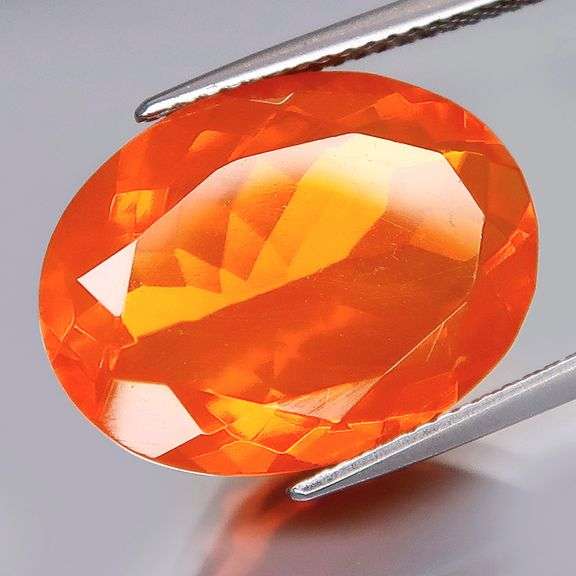 Phenomenal 8.54ct blood orange Fire Opal