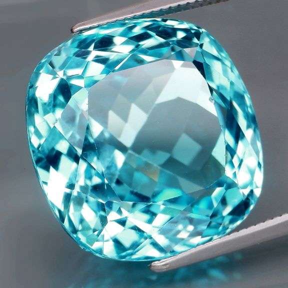 Large 21.61ct top Swiss blue Topaz