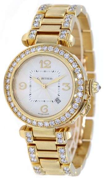 Cartier Pasha De Cartier Automatic 2397, 31mm, Diamond, 18K Yellow Gold