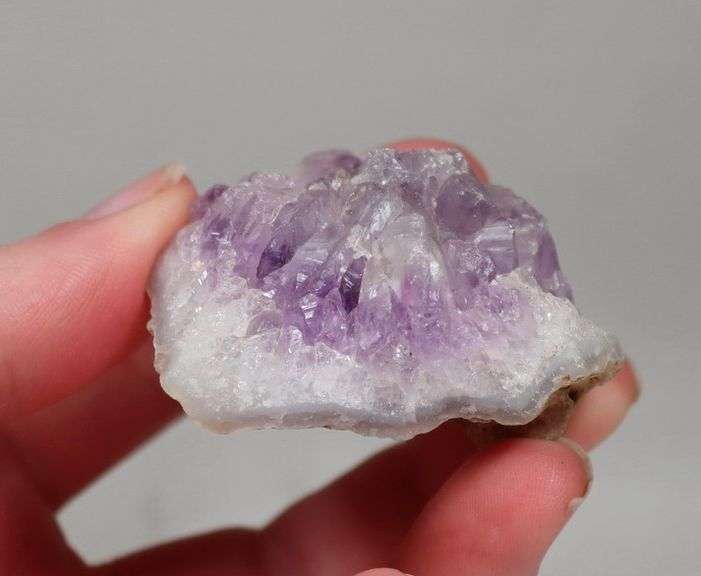 Beautiful 285ct Amethyst crystal formation in matrix