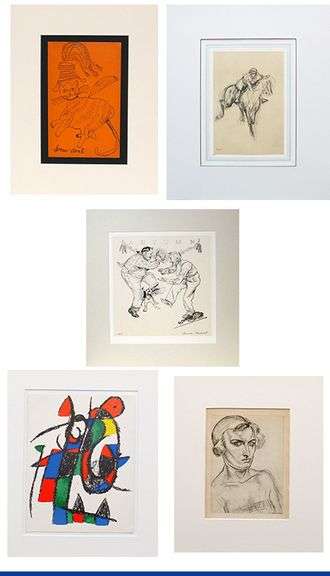 Collectible Degas, Andy Warhol, Joan Miro and more