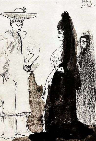 Picasso Matted Art Print