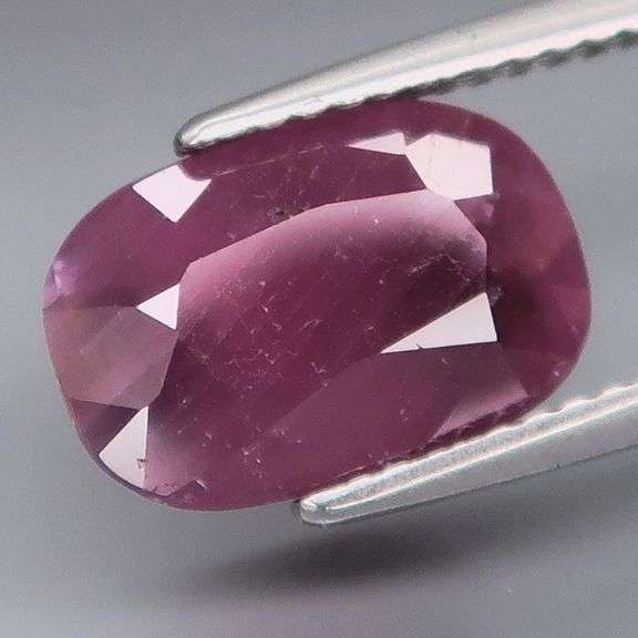Rich violet red 4.68ct unheated Winza Ruby