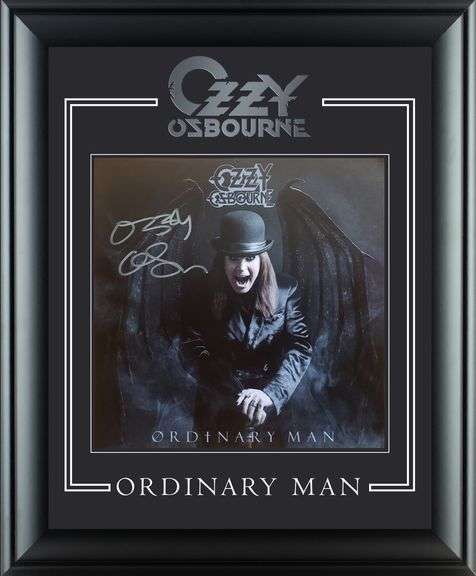 Ozzy Osbourne Autographed Signed Framed Album Lp Flat Display ACOA