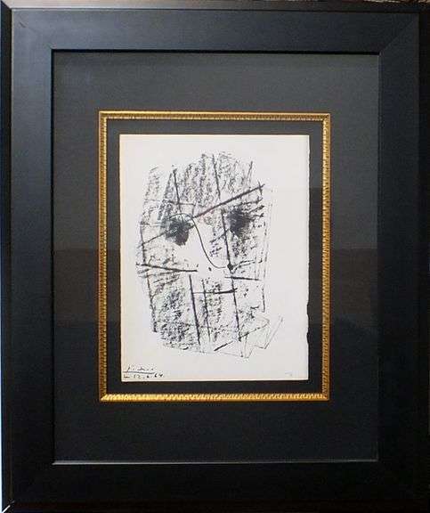 Picasso original lithograph from rare limited edition
