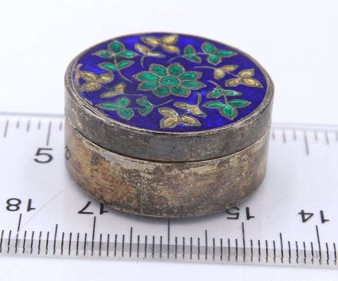Vintage 925 Sterling Silver Lot of 3 Trinket Boxes