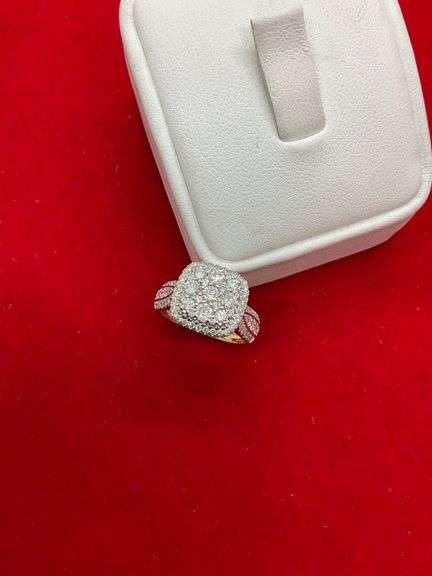 CERTIFIED BRAND NEW 14K GOLD AND DIAMOND RING