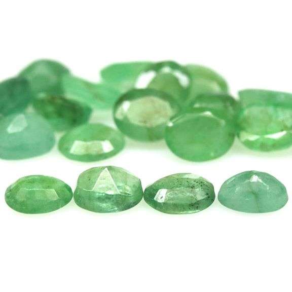 Large 6.02ct 20 piece Zambian Emerald parcel