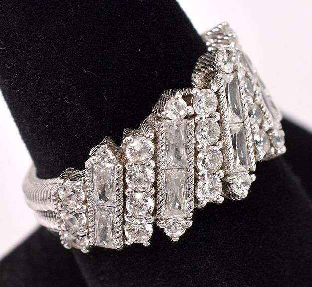 CZ Ring In Sterling Silver