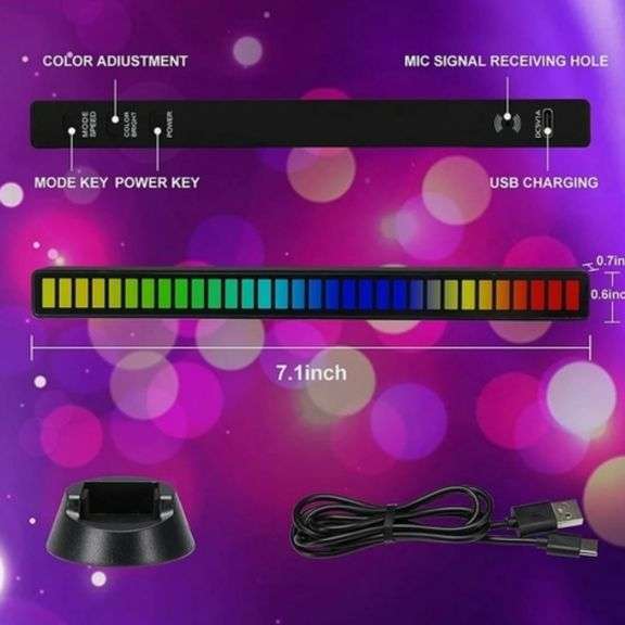 Dragon Sound Reactive Light Bars - 2 Pack