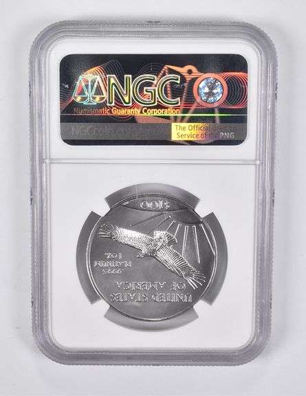 MS70 2019 $100 American Platinum Eagle 1 Oz Platinum ER Everhart NGC