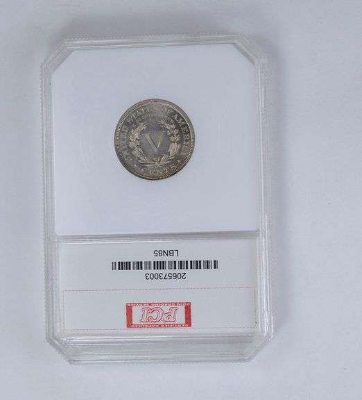 MS64 1885 Liberty V Nickel - Graded PCI