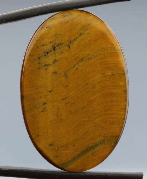 Unique! 32.64ct Golden Tiger Eye cabochon