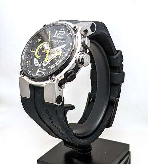 Italian sport men’s watch Officina Del Tempo Chrono Swiss Movement, Sapphire crystal, 100M water resistance