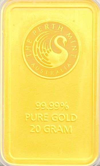 20 Gram Gold Bar (999.9 Pure Gold)