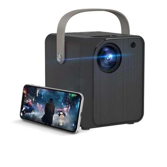 Mini LED Wifi Projector Wireless Screen Mirroring 1080P