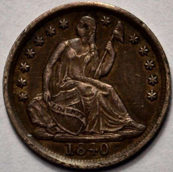1840 Seated Liberty Half Dime