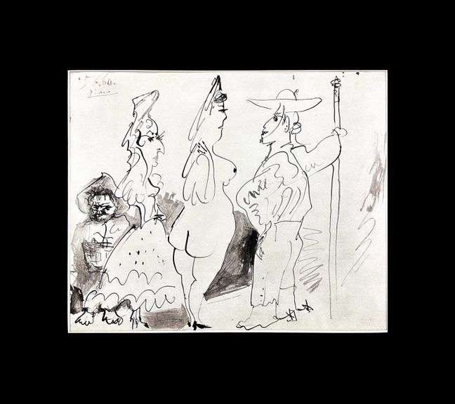 Picasso Matted Art Print