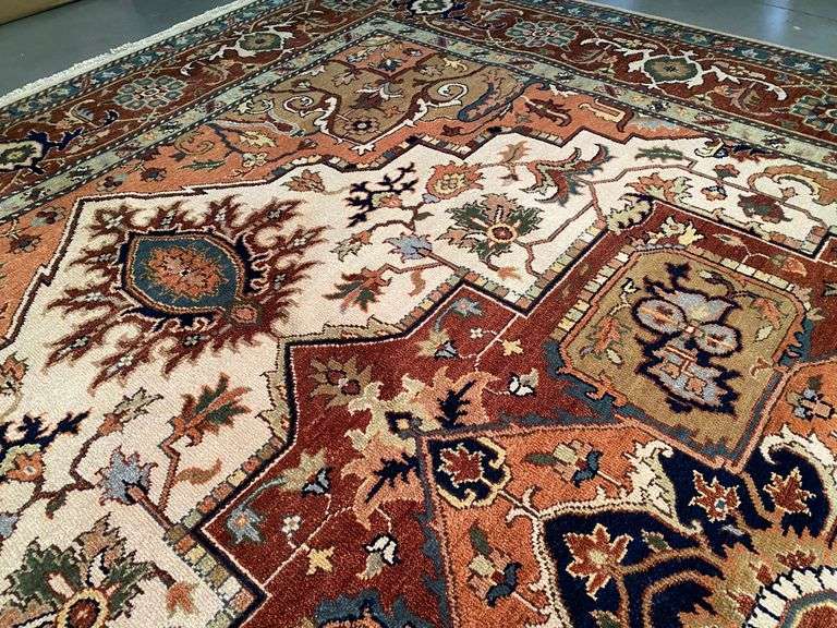 Fine Persian Serapi Design 9x12