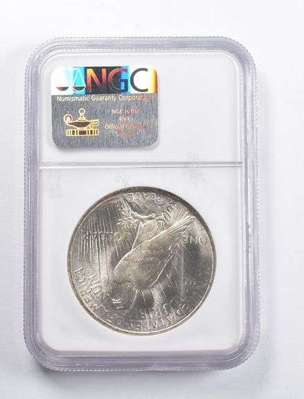 MS65 1923 Peace Silver Dollar NGC